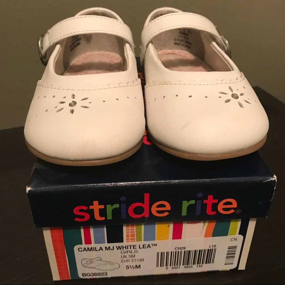 White Easter Stride Rite shoes, size 5.5